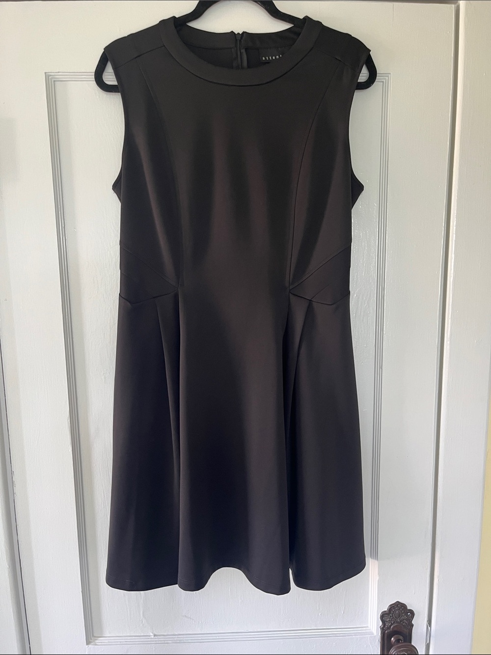 Classic Sleeveless Black Mini Dress